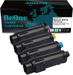 4X 6510 106R03480 106R03477 106R03478 106R03479 Cartouches de Toner Compatibles pour Xerox 6510 6510DN 6510N WorkCentre 6515 6515DN 6515DNI 6515DNW 6515N 6515NW (Noir/Cyan/Magenta/Jaune)