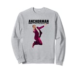 Anchorman Ron Burgundy Jumping Portrait Sweatshirt