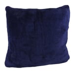 Gözze Coussin Moelleux Toucher Cachemire 50 x 50 cm Couleur Marine (05)