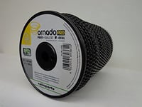 Ratioparts Fil de Nylon 3 mm Tornado Copolymer 240 m de Fil de Tondeuse Noir