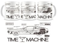 SD Toys – Mug Retour vers Le Futur – Plan Delorean Time Machine – 8435450200755
