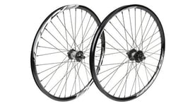 Paire de roues bmx excess xlc 2 cruiser 24     10 mm   36 trous noir