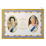 The Leonardo Collection Majesty Queen Elizabeth II Commemorative kitchen T/Towel, LP18215, White, L70cm