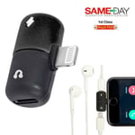 APPLE IPHONE 2IN1 ADAPTER SPLITTER DUAL HEADPHONE AUX AUDIO CHARGER ALL DEVICES