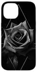 Coque pour iPhone 14 Rose Minimalisme Géométrique Art Floral Thèmes Goth