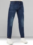 JEANS  G-STAR HOMME SCUTAR 3D SLIM TAPERED (worn in taint destroy ) SIZE W32 L32