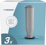 Wessper Filtre pour machine à café, cartouches de filtre à eau, compatibles avec les machine à café Krups F008, Nivona, Siemens, Bosch, AEG- 3 pièces