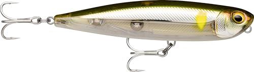 Rapala - Leurre de Pêche Precision Xtreme Pencil Saltwater Construction Plastique - Leurre Mer Flottant - Profondeur de Nage Surface - Taille 10,7cm / 21g - Fabriqué en Estonie - Ayu