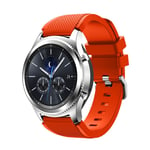 Samsung Gear S3 trendig silikon klockarmband - Orangeröd