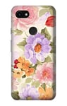 Sweet Flower Painting Case Cover For Google Pixel 3a XL