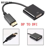 DP dvi - 25cm - Câble adaptateur DisplayPort DP vers HDMI, 3 en 1, 1080P, convertisseur, pour ordinateur portable, projecteur, HDTV