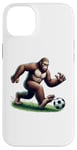 iPhone 14 Plus Bigfoot Playing Soccer Ball Funny Soccer Lover Player Sport Case