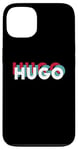 Coque pour iPhone 13 Hugo Name Chemise humoristique avec nom rétro Hugo années 80