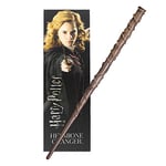 The Noble Collection Harry Potter - Hermione Granger Pvc Wand and Prismatic Bookmark