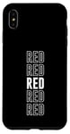 Coque pour iPhone XS Max Rouge