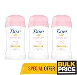 Dove Powder Soft Stick Deodorant Antiperspirant 40g 3-Pack