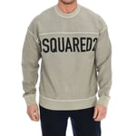 Dsquared2 Mens long-sleeved crew-neck sweatshirt S74GU0536-S25462 - Khaki - Size X-Large