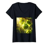 Womens Really Like Amla Fruit Indian Gooseberry V-Neck T-Shirt