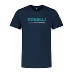 Vapaa-ajan paita Rogelli Logo T-shirt sininen XXL