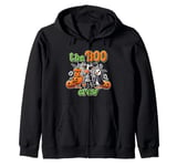 Funny Farm Halloween Shirt Boo Crew Cow Skeleton Bull Goose Zip Hoodie