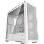 Boîtier PC - DEEPCOOL - MORPHEUS - Grande tour - E-ATX - Verre trempé - Façade Mesh - Blanc