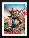 OFFICIAL IRON MAIDEN TROOPER EDDIE FRAMED PRINT PICTURE POSTER