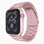 Kompatibel med Apple Watch Band 38mm-40mm/ 42mm-44mm Ersättning i rostfritt stål Metallband för Apple Watch Series 5/4/3/2/1