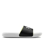 Boy's Sandals Under Armour Junior Ansa Fix Slip on Slides in White