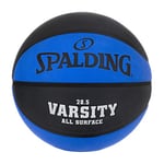 Spalding Varsity Ballon de Basket d'extérieur Bleu/Noir 72,4 cm