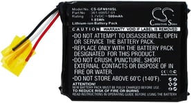 Batteri till 361-00057-01 för Garmin, 3.7V, 500 mAh