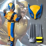 Wolverine Halloween-kostym för pojkar, Marvel Superhjälte, Födelsedagspresent 9-10Y