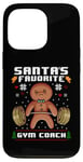 iPhone 13 Pro Santas Favorite Gym Coach Gingerbread Man Workout Christmas Case