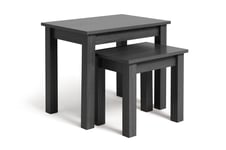 Argos Home Apley Nest of 2 Tables - Black