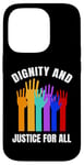 iPhone 14 Pro Dignity And Justice For All Human Rights Raised Hands Case