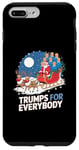 Coque pour iPhone 7 Plus/8 Plus Trumps For Everybody Santa Sleigh Christmas Holiday (Les