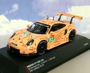 IXO 1/43 PORSCHE 911 RSR #92 "PINK PIG" GTE CLASS WINNER LE MANS 2018 LE43020 