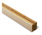 Yousteel - Poteau bois rainuré 2100 mm pour lame de clôture farel®