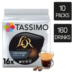 Tassimo L'OR Espresso Fortissimo Coffee Pods 10 Packs (160 Drinks)