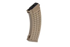 Tornado - Mid-Cap 110 BB Magazine for AK Replicas Tan Airsoft