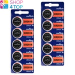 10 Murata CR2016 Lithium Batteries 3V 90 mAh Cell Coin Button EXP 2032 Sony New