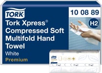 Tork H2 Xpress Compressed Prem. Håndklædeark 12 pk