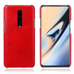 OnePlus KSQ Crazy Horse 7 Pro kotelo - Punainen