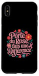 Coque pour iPhone XS Max Octobre Rose Ruban Rose Fais Une Différence Octobre Rose