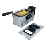 Deep Fat Fryer with Frying Basket, 3 Litre, Igenix IGTB1030SS