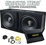 Ground Zero 2x12" 1000W Basspakke - 2025