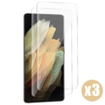 3x Verre Trempe Pour Samsung S22 Ultra, Film De Protection Vitre 3d Resistant Transparent