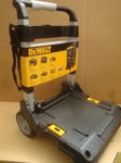 DeWalt DWST1 71196 TSTAK storage trolley + 3 deep carrying cases