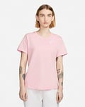 NIKE DX7902-690 W NSW Tee Club T-Shirt Femme Med Soft Pink Taille S