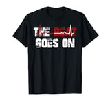 Recovery after surgery on the open heart - The beat continues T-Shirt
