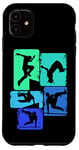 Coque pour iPhone 11 Parkour Traceur Freerunner Freerunning Enfants Garçons